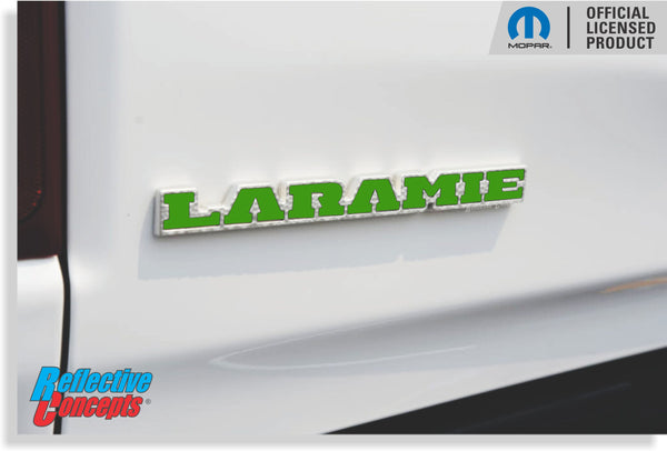 LARAMIE Tailgate Emblem Inlay Decal - 2019-2024 Ram Laramie 2500 3500