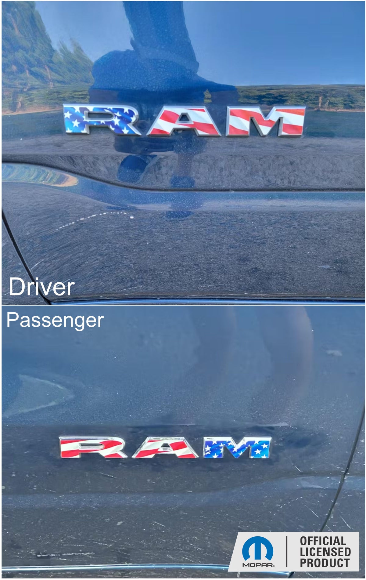 ramオーダーページ RAM Door Emblem Overlay Decals for 2019-2023 Ram