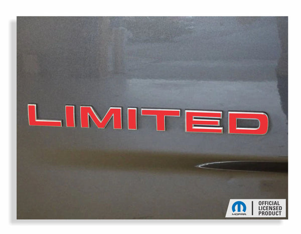 LIMITED Tailgate Emblem Overlay Decal   - 2014-2015 Ram Laramie Limited
