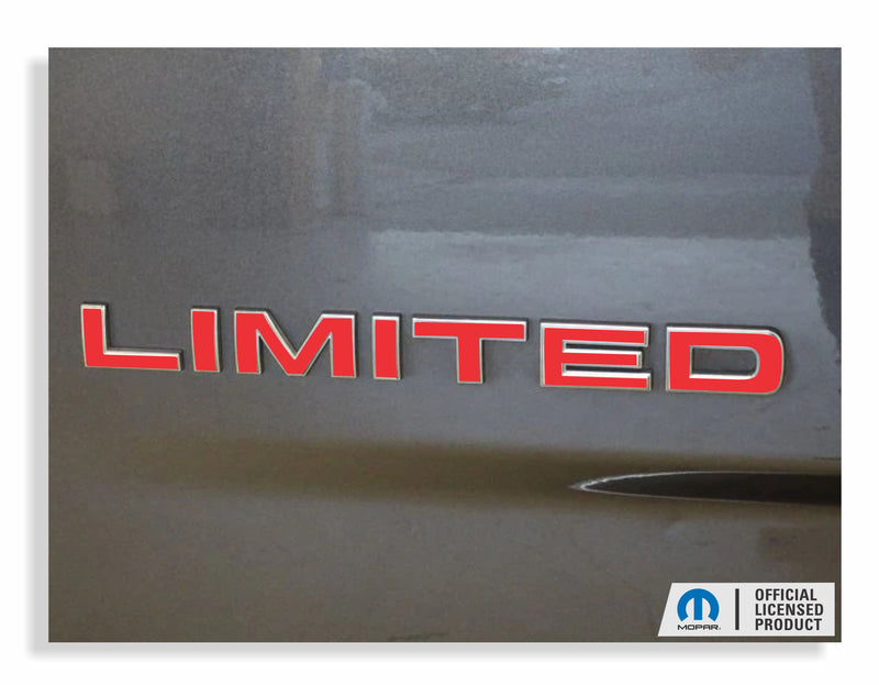 LIMITED Tailgate Emblem Overlay Decal   - 2014-2015 Ram Laramie Limited