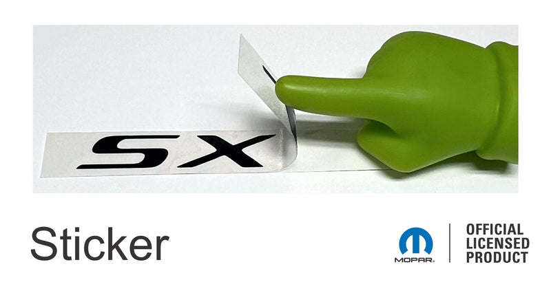 SXT Emblem Overlay Decal  - Dodge Dart
