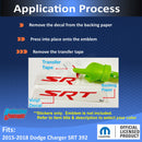 SRT Emblem Overlay Decals - 2015-2018 Charger SRT 392