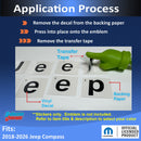 Jeep Emblem Overlay Decals   - Jeep Compass MP 2017-2026