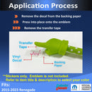 JEEP Center Cap Overlay Decals for Renegade