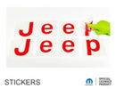 Jeep Emblem Overlay Decals   - 07-17 Jeep Patriot