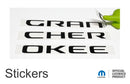 Door Emblem Overlay Decals  - 2022-2025 Grand Cherokee