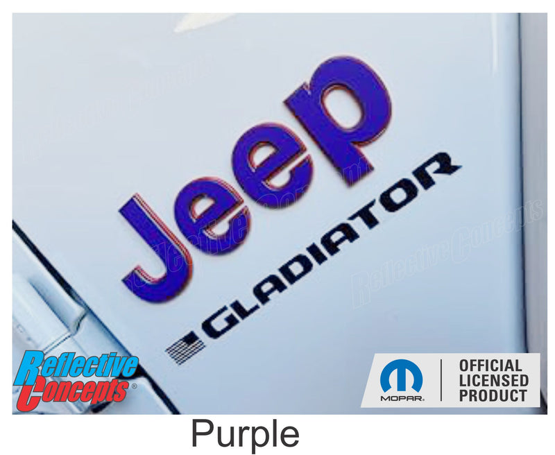 Jeep Fender Emblem Overlay Decals  - 2020-2025 Gladiator