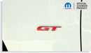 GT Fender Emblem Overlay Decals - 2017-2018 Dodge Challenger GT