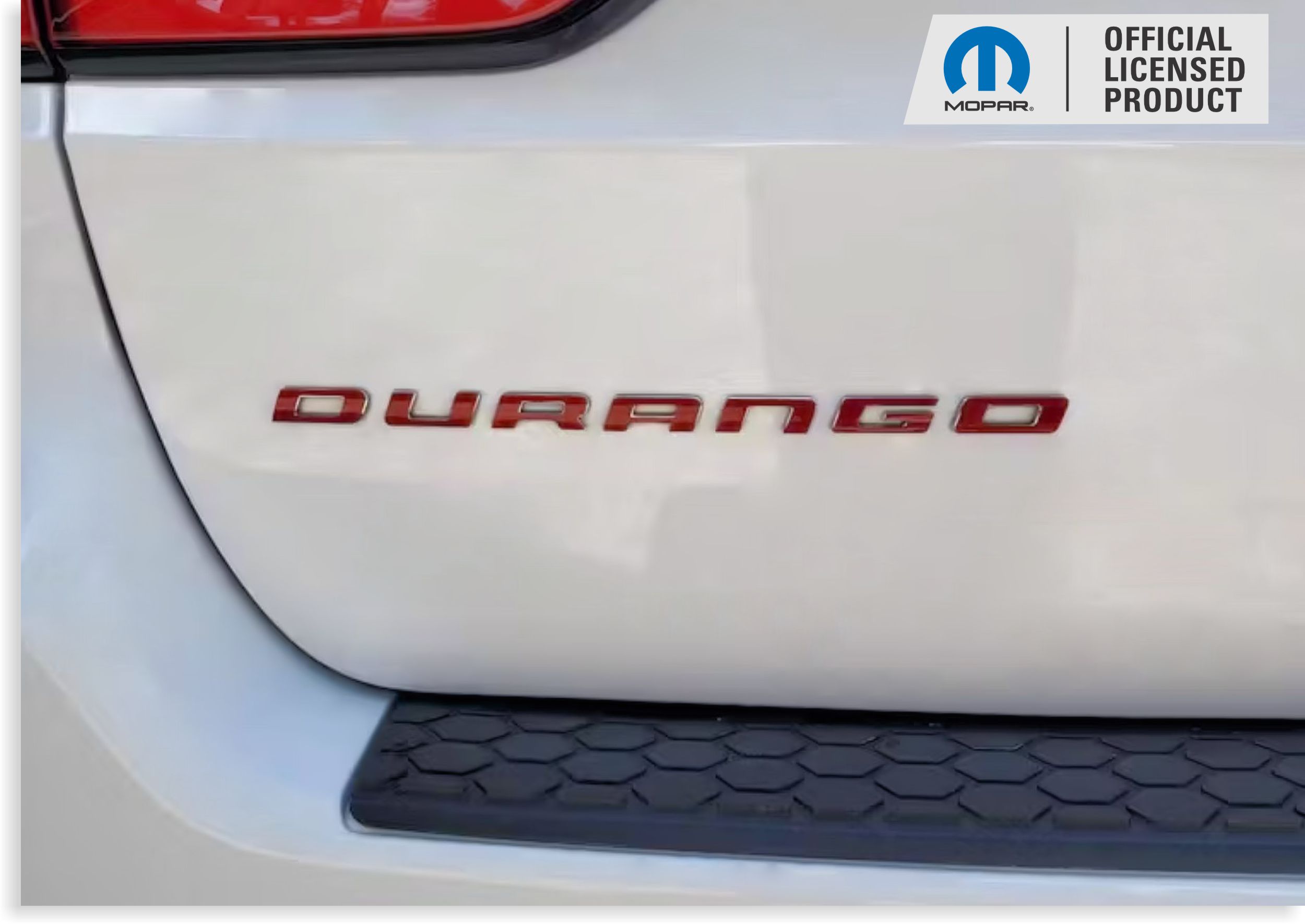 Durango Sign Letra Durango Emblem Overlay Decal