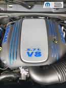 5.7L V8 Engine Cover Letter Overlays - Charger