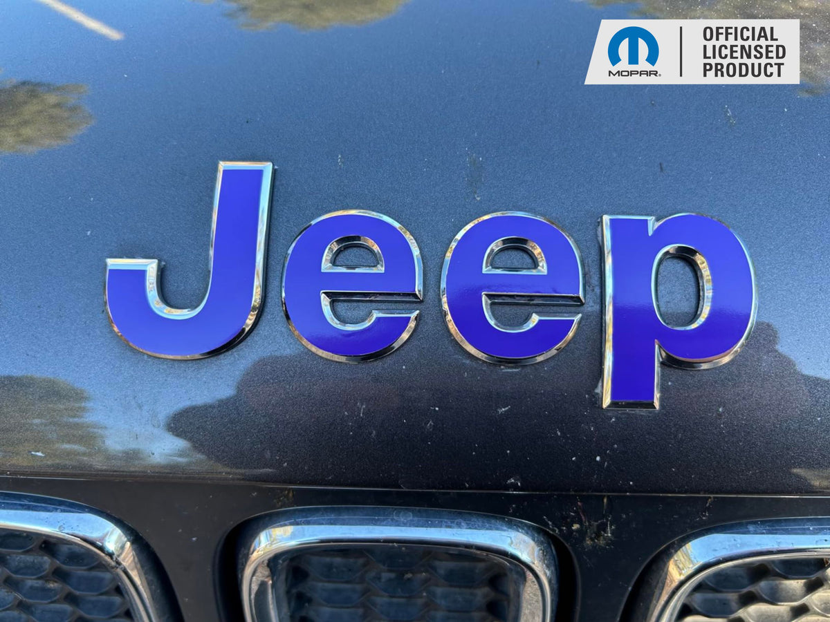 thumbnail image 2 of Black 4x4 Emblem Badge For Jeep Grand Cherokee Patriot Compass | Rear Liftgate Self-Adhesive 2 of 3