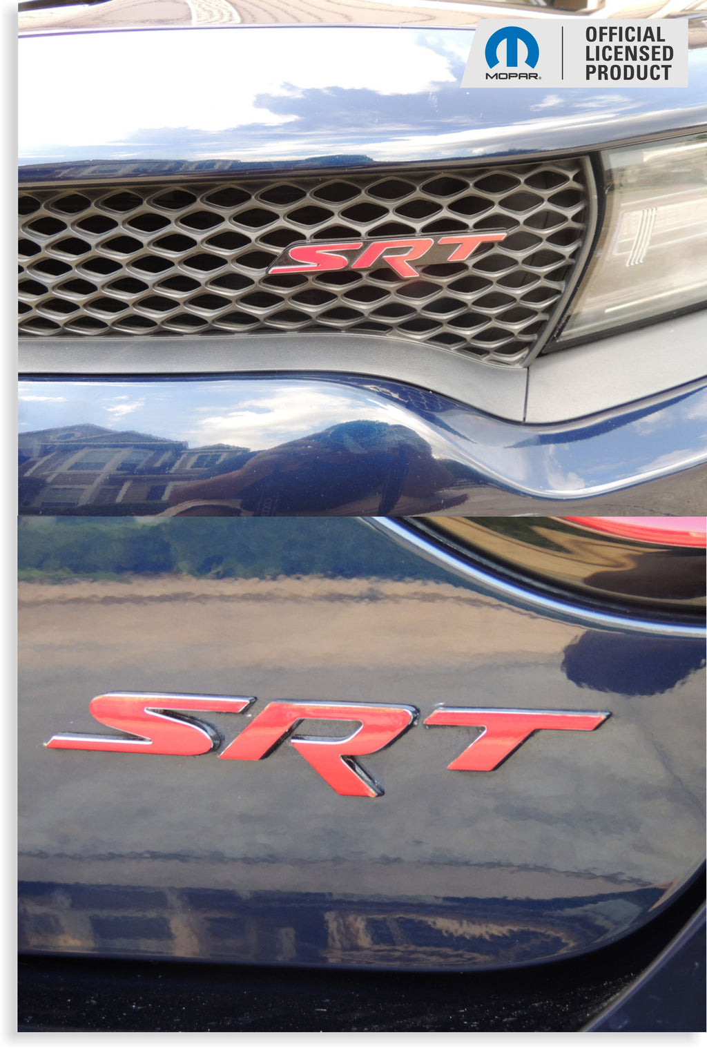 Srt Sticker SRT Grille Emblem Overlay Decal