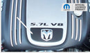 Engine Cover FRONT Overlay Decal - 06-08 Charger 5.7