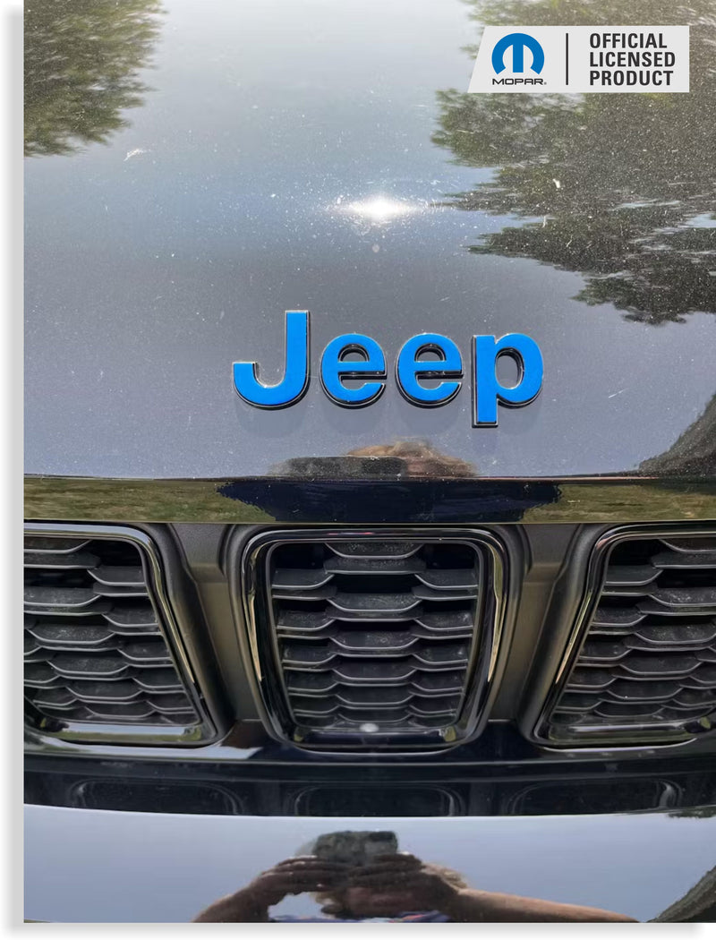 Adesivo Emblema 3D In Metallo Per Auto – Lettere Cromate O Nero Lucido – Compatibile Con Jeep Grand Cherokee, Wrangler