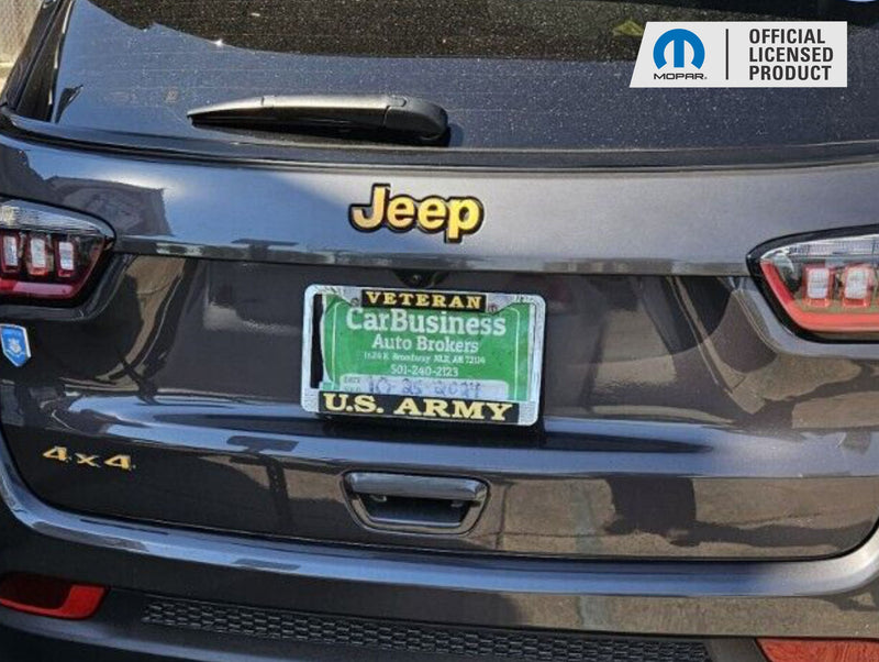 thumbnail image 2 of Black 4x4 Emblem Badge For Jeep Grand Cherokee Patriot Compass | Rear Liftgate Self-Adhesive 2 of 3