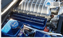Supercharged Hemi Engine Cover Overlay Decals - SRT Hellcat Charger & Challenger