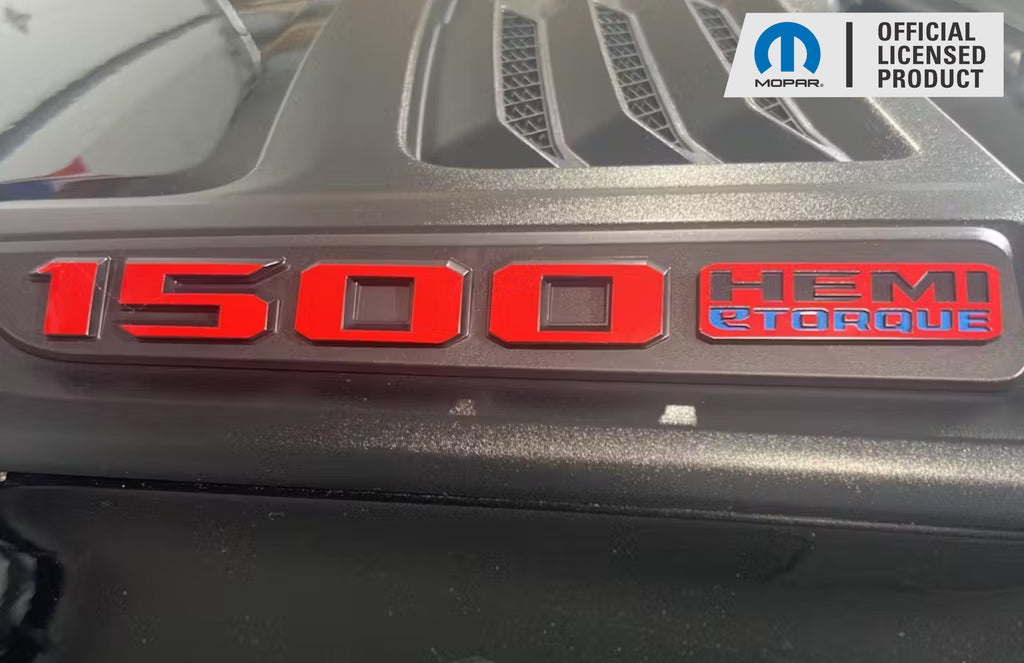 Hemi Performance Sticker HEMI 5.7L 1500 Hood Emblem Overlay Decals