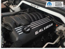 6.4L HEMI Engine Cover Overlay Decals - 2012-2014 Charger SRT8