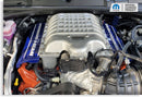 Supercharged Hemi Engine Cover Overlay Decals - SRT Hellcat Charger & Challenger
