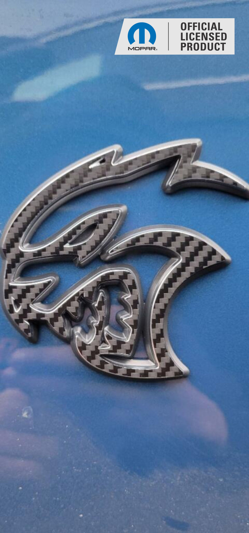 Hellcat Emblem Overlay Decals (pair) - Charger SRT Hellcat