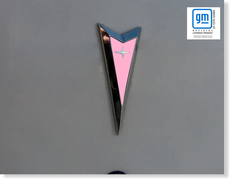 thumbnail image 2 of GTOG8TA Chrome Front & Rear Arrowhead Emblem Set For 2004-2006 Pontiac GTO 2 of 5