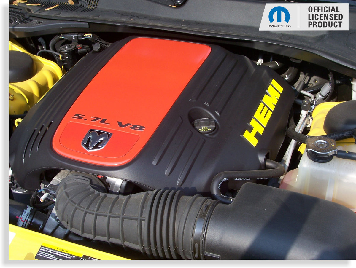 Engine Cover HEMI Decals 05-08 Magnum