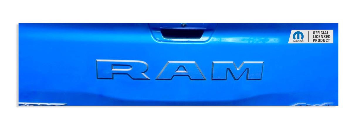 RAM Tailgate Emblem Overlay Decals - 21-24 TRX