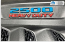 2500 Sport Performance Hood Emblem Number Overlay Decals - 2023-2026 Ram 2500 Laramie, Rebel, Power Wagon