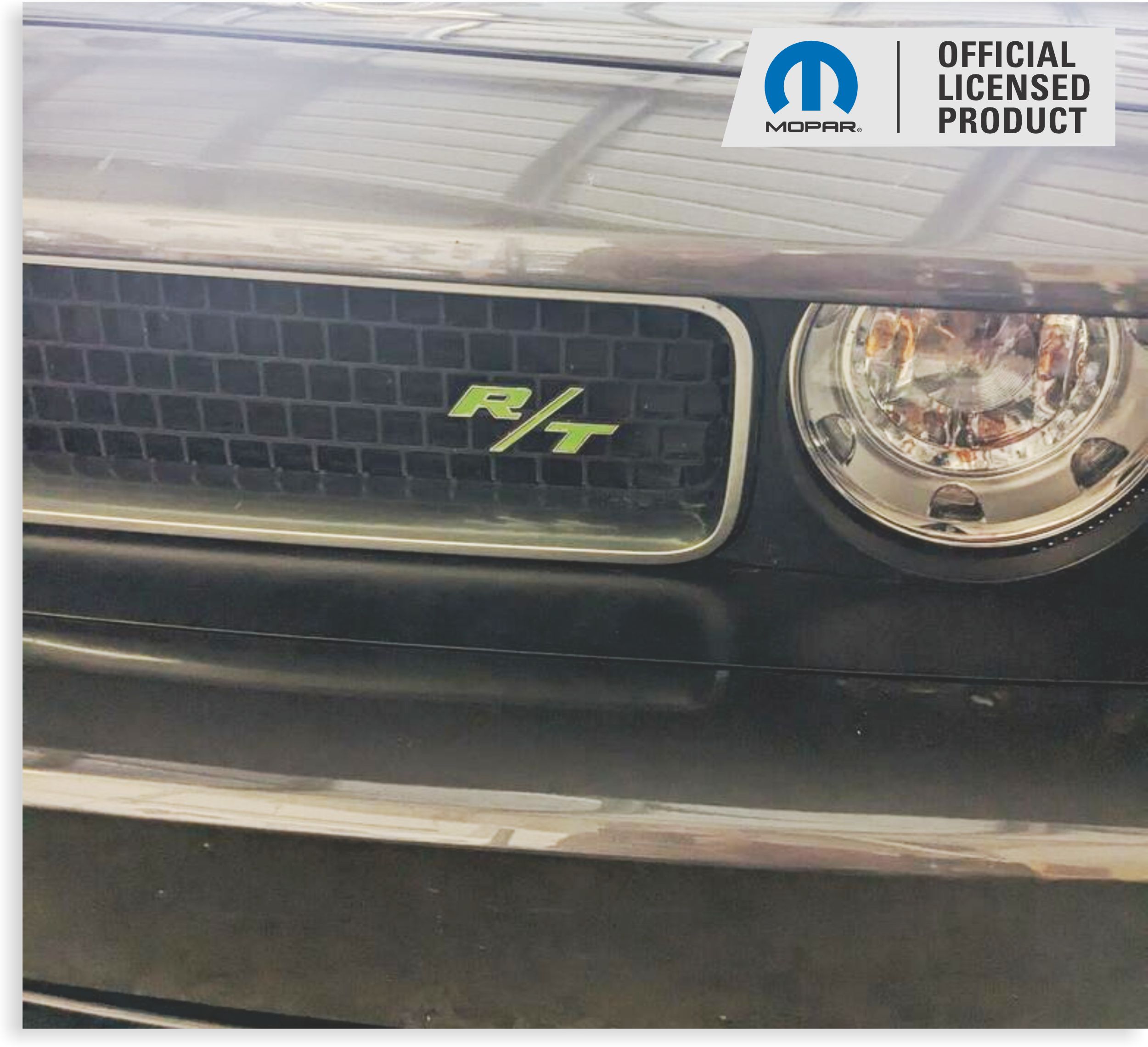 R/T Grille Emblem Inlay Decals Dodge Challenger R/T