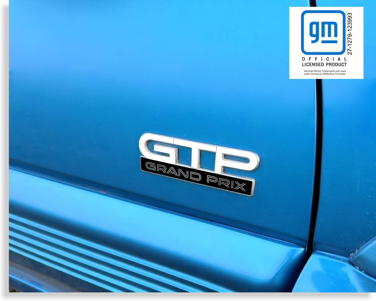 GTP Badge Overlays | Grand Prix GTP Decals | Vinyl Decals