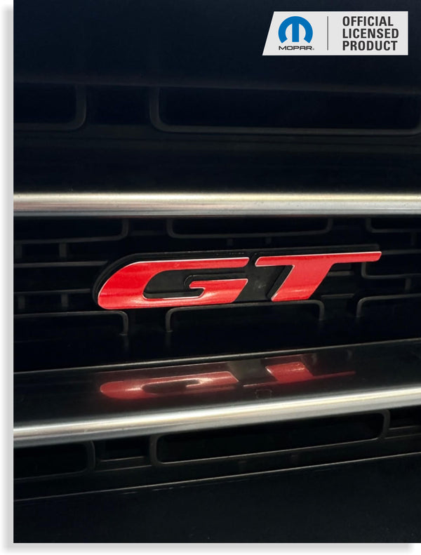 GT Grille Emblem Overlay Decal - 2019-2023 Dodge Challenger GT