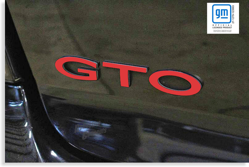 GTO Emblem Overlay Decal - 04-06 GTO