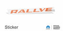RALLYE Emblem Overlay Decal  - 2015-2017 Charger