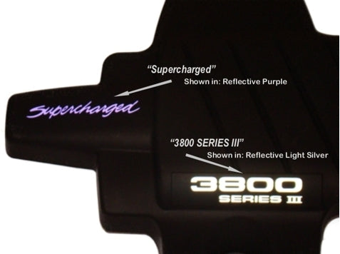 Engine Cover Overlay Decals - 04-08 Grand Prix GTP