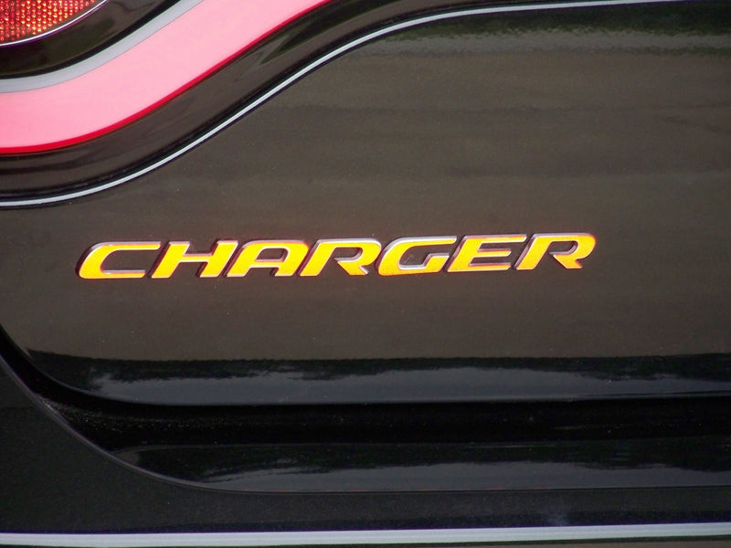 CHARGER Trunk Emblem Overlay Decal - 2015-2023 Charger