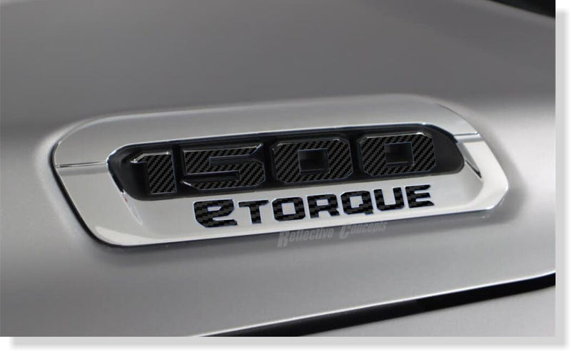 V6 eTORQUE Hood Emblem Decals