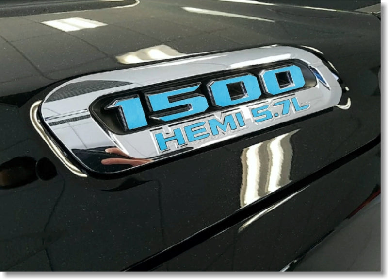 KIT:  LARAMIE Emblem Overlay Decal Set - 2019 2020 2021 2022 2023 2024 Ram Laramie 1500
