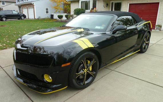 Hash Mark Fender Decal Stripes - 2010-2015 Camaro