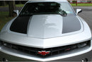 Side Hood Stripe Graphic Decals - 2010-2014 Camaro