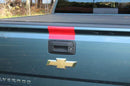 2014 Silverado Center Hood Stripe Tail Gate Decal - Red