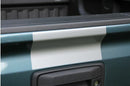 2014 Silverado Center Hood Stripe tail Gate Decal - Silver