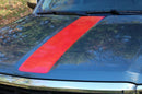2014 Silverado Center Hood Stripe Decal - Red