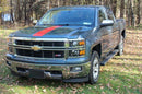 2014 Silverado Center Hood Stripe Decal - Red