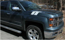 Hash Mark Decal Stripes - 2014-2015 Silverado 1500