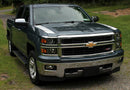Outer Side Hood Stripe Graphics - 2014-2015 Silverado