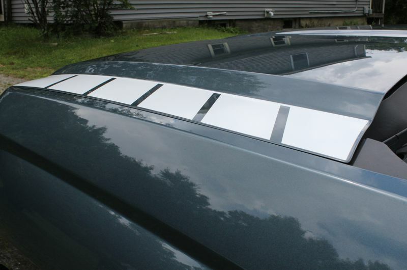 Outer Side Hood Stripe Graphics - 2014-2015 Silverado