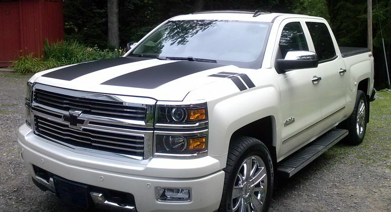 Hash Mark Decal Stripes - 2014-2015 Silverado 1500