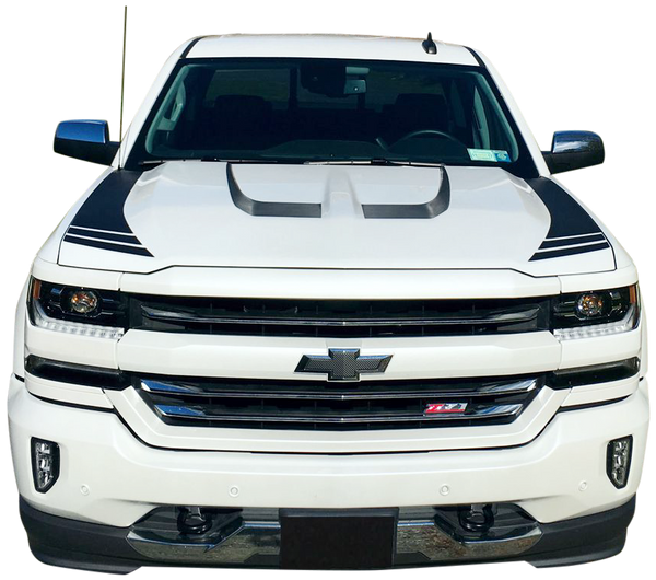 Hood Accent Stripes  - 2016-2018 Silverado 1500