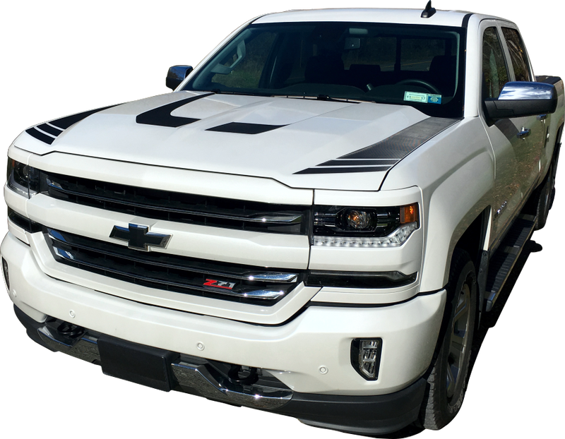 Hood Accent Stripes  - 2016-2018 Silverado 1500