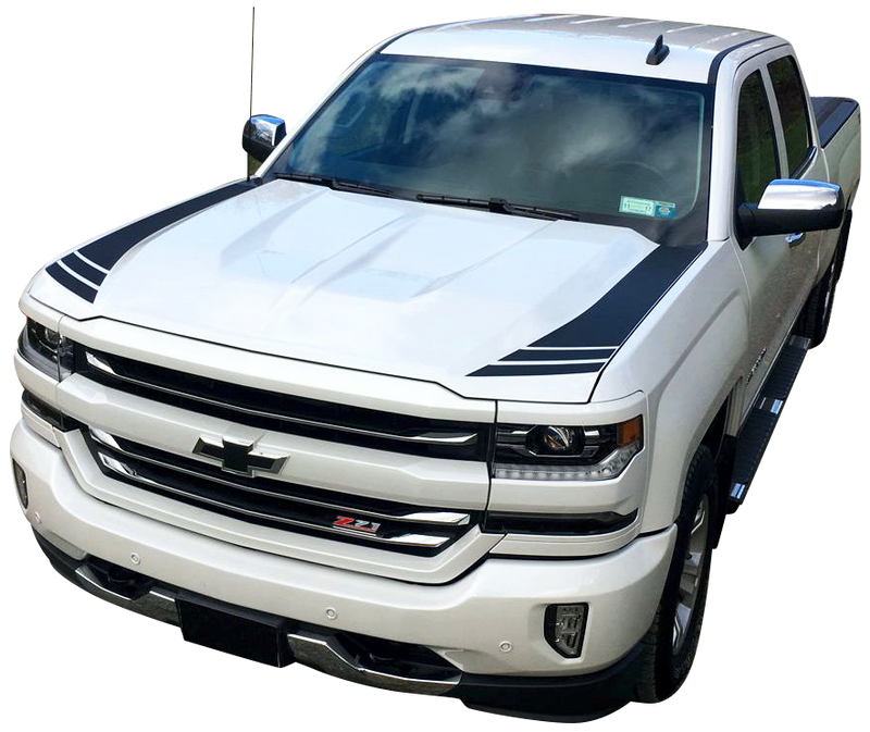 Hood Accent Stripes  - 2016-2018 Silverado 1500